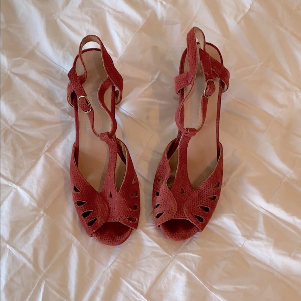 Jeffrey Campbell Suede Platform Heel